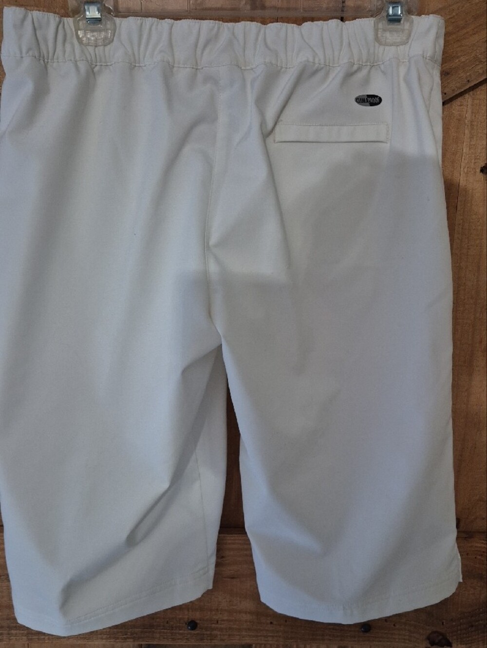 adidas White Capri Cargo Athletic Shorts - Picture 5 of 7